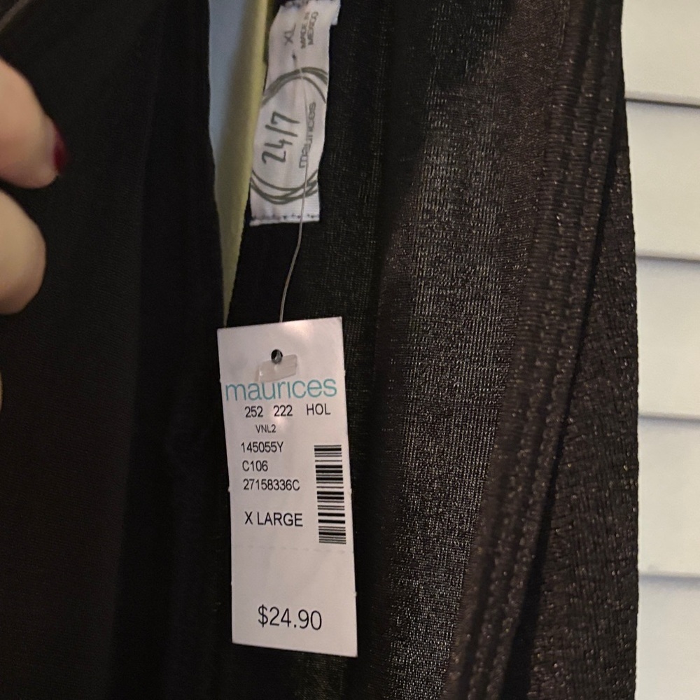 Maurices Black Sleeveless Tank Top - Picture 2 of 6